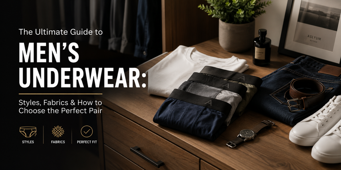 The Ultimate Guide to Men's Underwear 2026: Styles, Fabrics & How to Choose the Perfect Pair - Asylum Haus